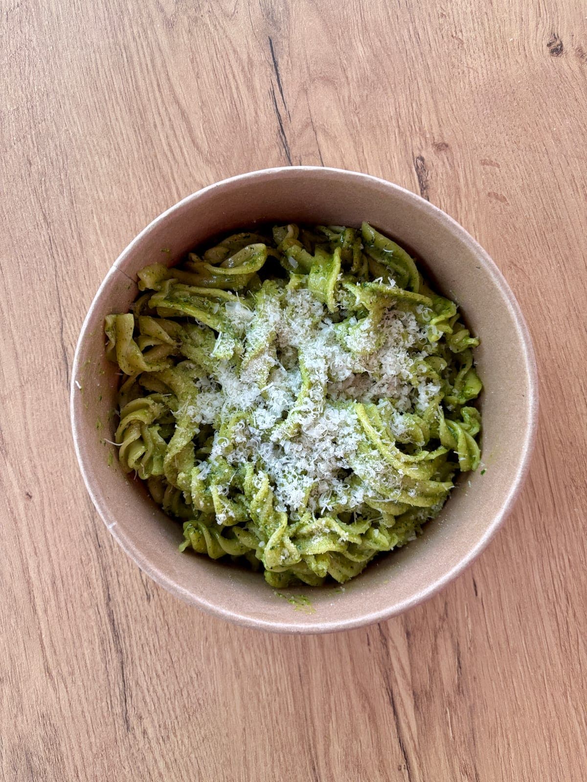 Fusili pesto d’epinard